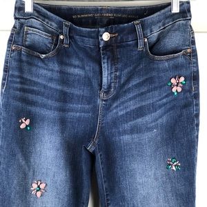 Chico’s Girlfriend Jeans Embellished